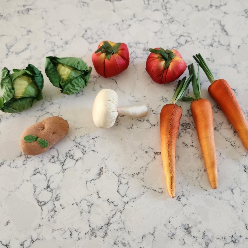 9 Piece Artificial Decorative Vegetables Veggies Home Staging Decoration Deco
